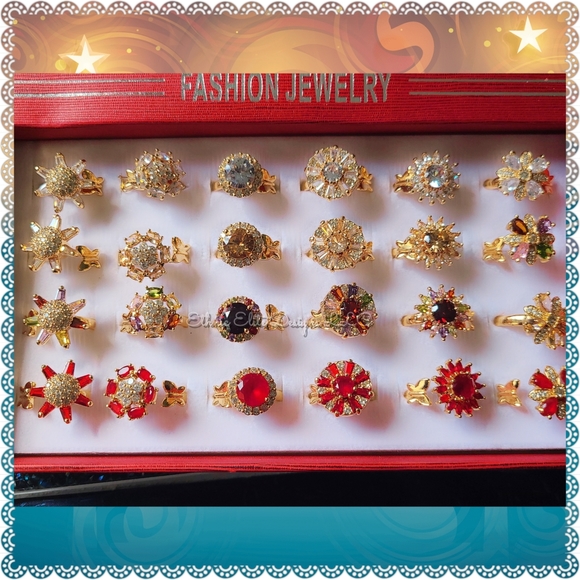 New Gold Tone spinning fidget rings -Anti tarnish - Picture 5 of 7